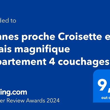 Cannes Proche Croisette Et Palais Magnifique Appartement 4 Couchages Eksteriør billede